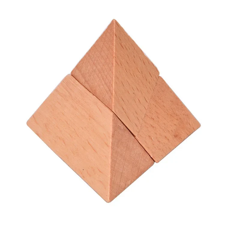 Traditional Kongming Lock Wooden Puzzle Toy