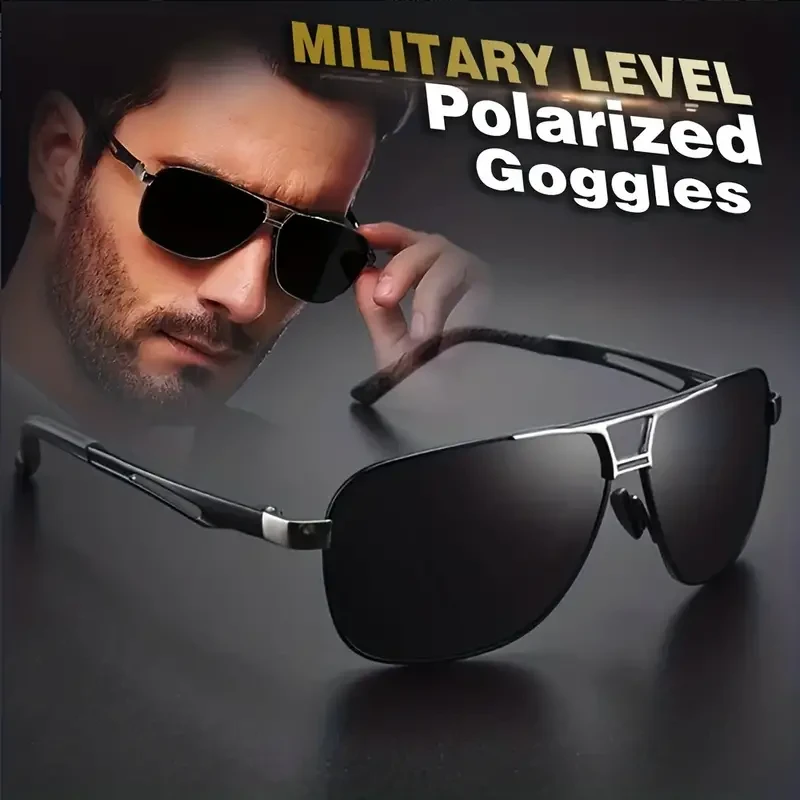 Vintage Classic Metal Frame Polarized Glasses