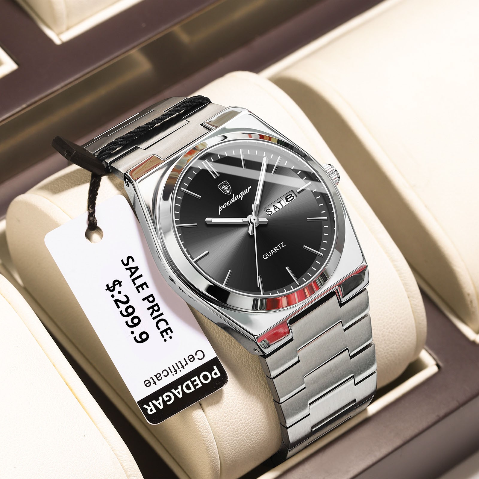 POEDAGAR Mens Luxury Watch