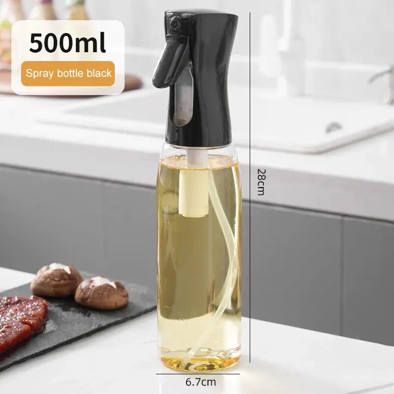 1Pc Oil Spray Bottle  200/300/500ML Kitchen Olive Oil Mist Sprayer