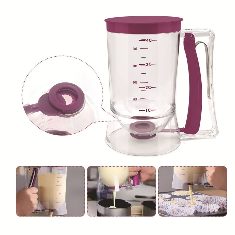 Collapsible Pancake & Cupcake Batter Dispenser