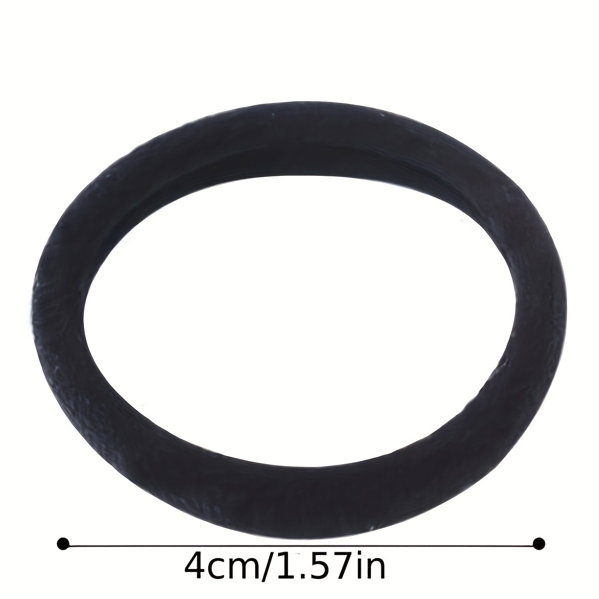 100pcs Black High-Elastic Hair Bands