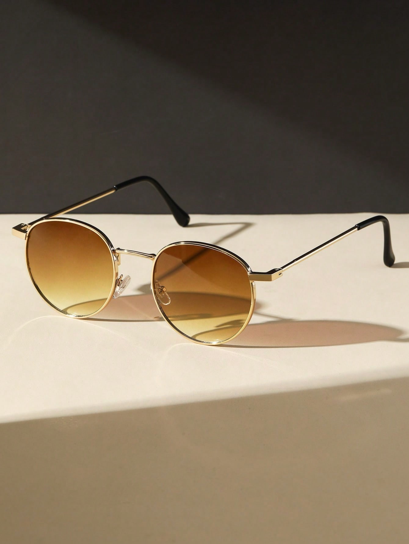 Unisex Metal Round Frame Vintage Y2K Sunglasses