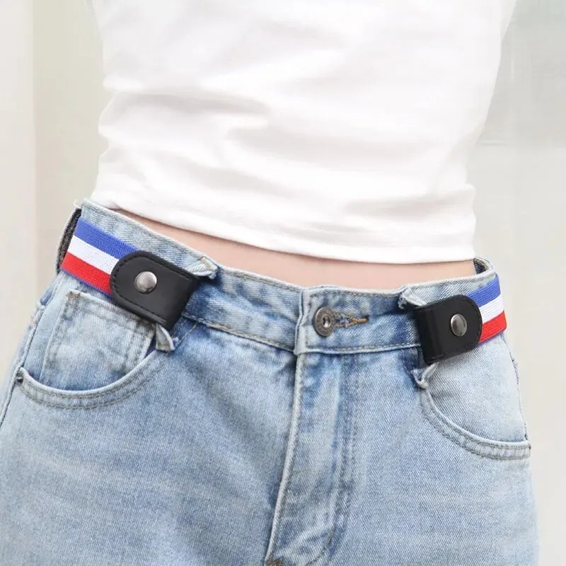 Simple & Fashionable Elastic Belt Adjustable Woven Invisible Seamless Belt