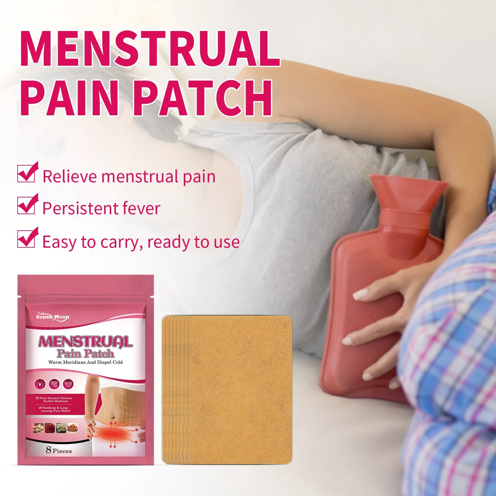 South Moon Menstrual Pain Relief Patch