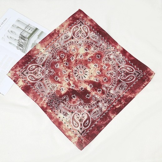 Cotton hip-hop square scarf