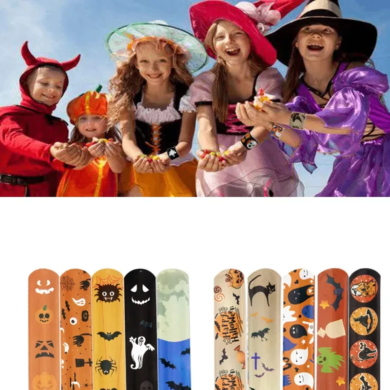 PVC Slap Cartoon Ring Pat Bracelet Event Party Gift