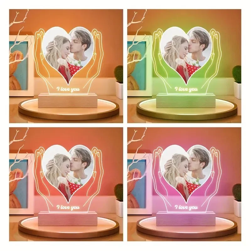 Acrylic Photo Lights For Family