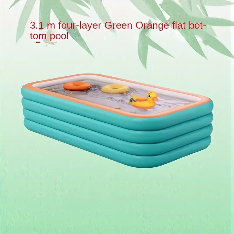 Inflatable swimming pool family