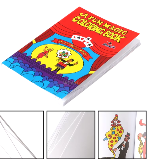 Comedy Magic Coloring Book Magic Tricks Illusion Kids Toy Gift Funny Baby Toy MAY10 dropship