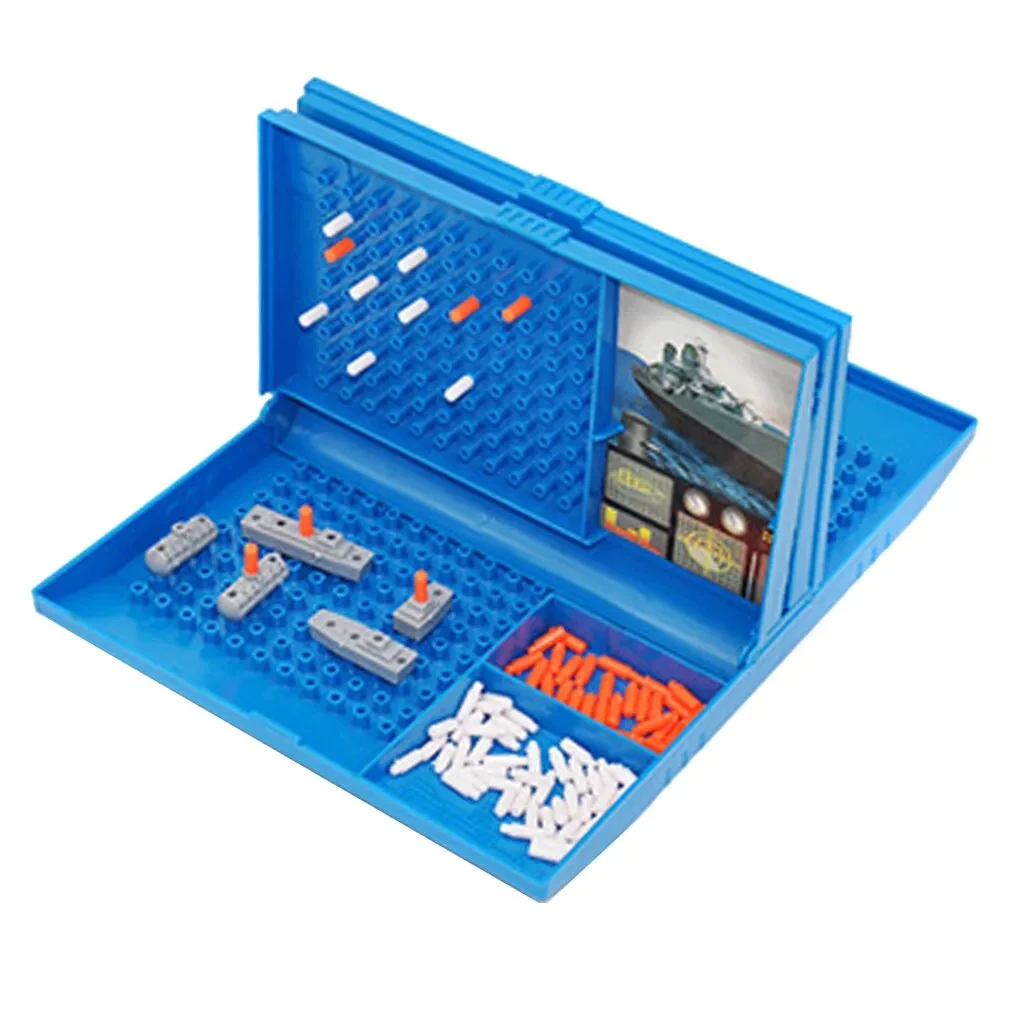 Duel game warship chess building blocks
