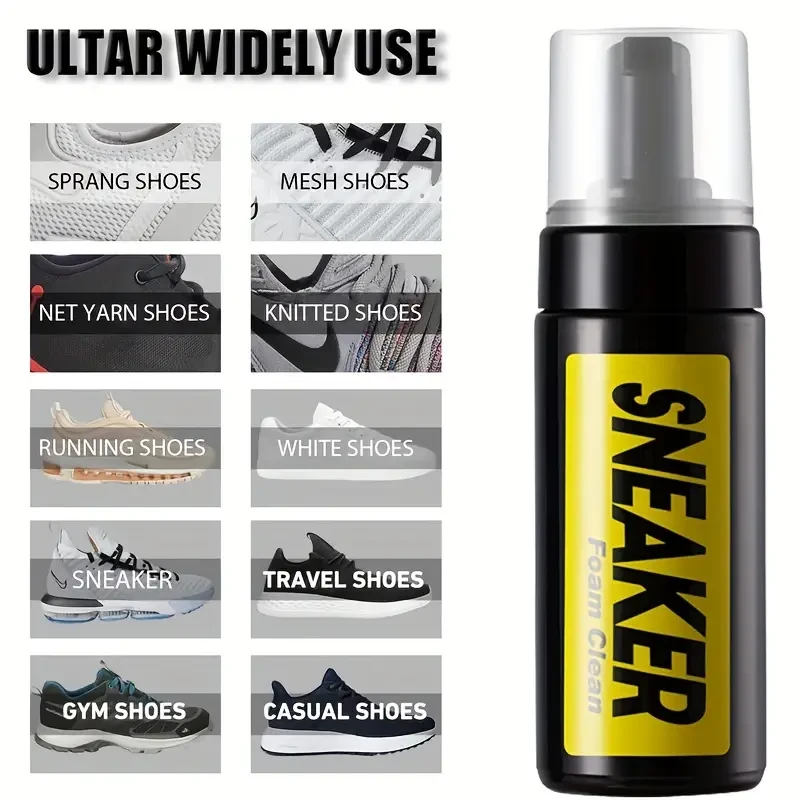 Sports Shoes Cleaning Set Four-piece Set No-wash Quick-drying Foam Cleaner White Shoes Cleaning Set