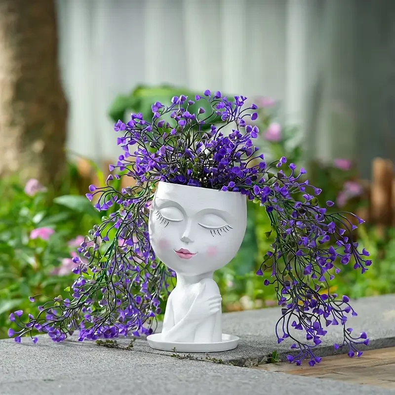 The Shoulder, Face, Beautiful Flower Pot