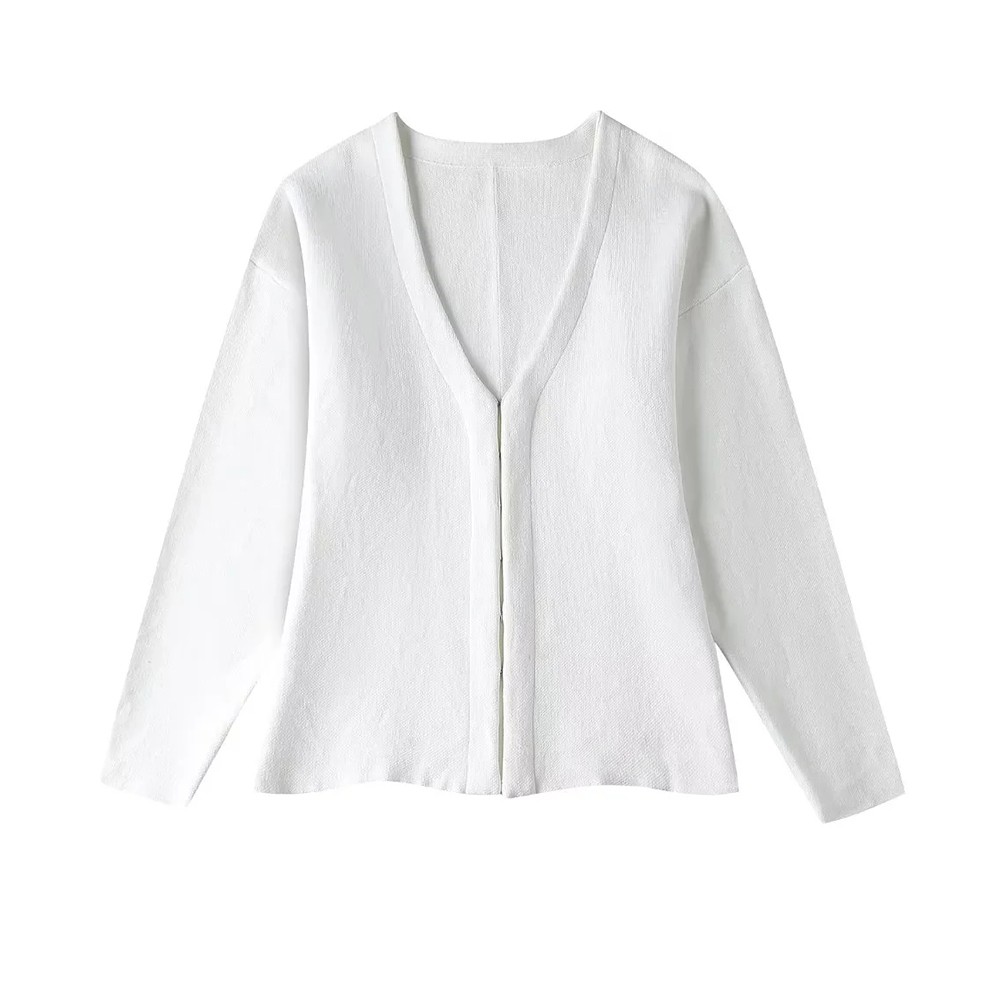 Women's Front Hook Fitted Knit Cardigan