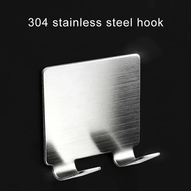 2pcs Razor Holder  304 Stainless Steel Shaving Razor Stand and Bathroom Hook Organizer for Compact Razor Storage