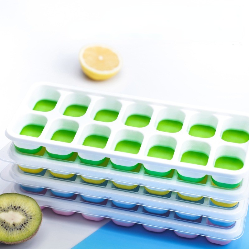 14-Grid Ice Cube Tray Silicone Mold