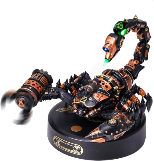 ROBOTIME ROKR 3D Metal Puzzles Emperor Scorpion For Adults To Build, Gift For Teen Adults 123 Pcs MI04