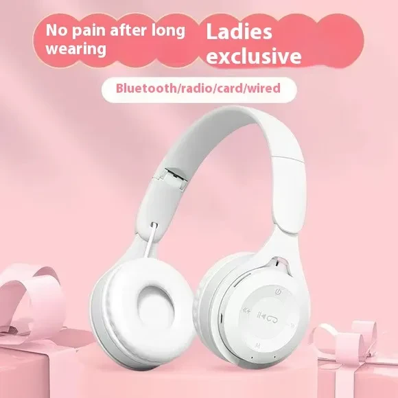 Head-mounted Wireless Bass E-sports Games Music Headset