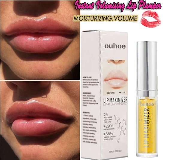 Instant Volumizing Lip Plumper Oil and Gloss