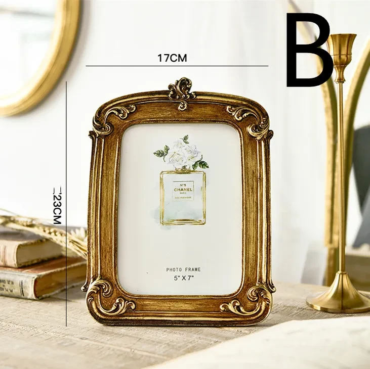 Retro Palace Resin Photo Frame Home Decoration Wall Hanging