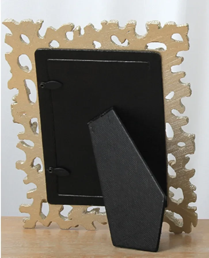 Resin Golden Coral Shell 6-inch 7-inch Photo Frame