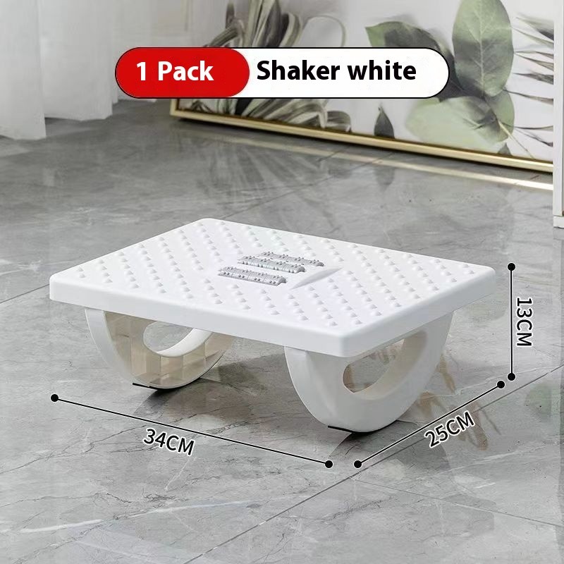 Ergonomic Under-Desk Foot Rest with Massage Rollers  Portable Foot Stool