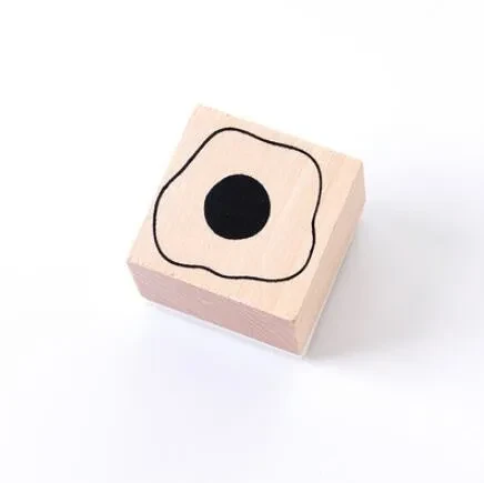 Log Wooden Rubber Pocket Photo Album Decorative DIY Stamp