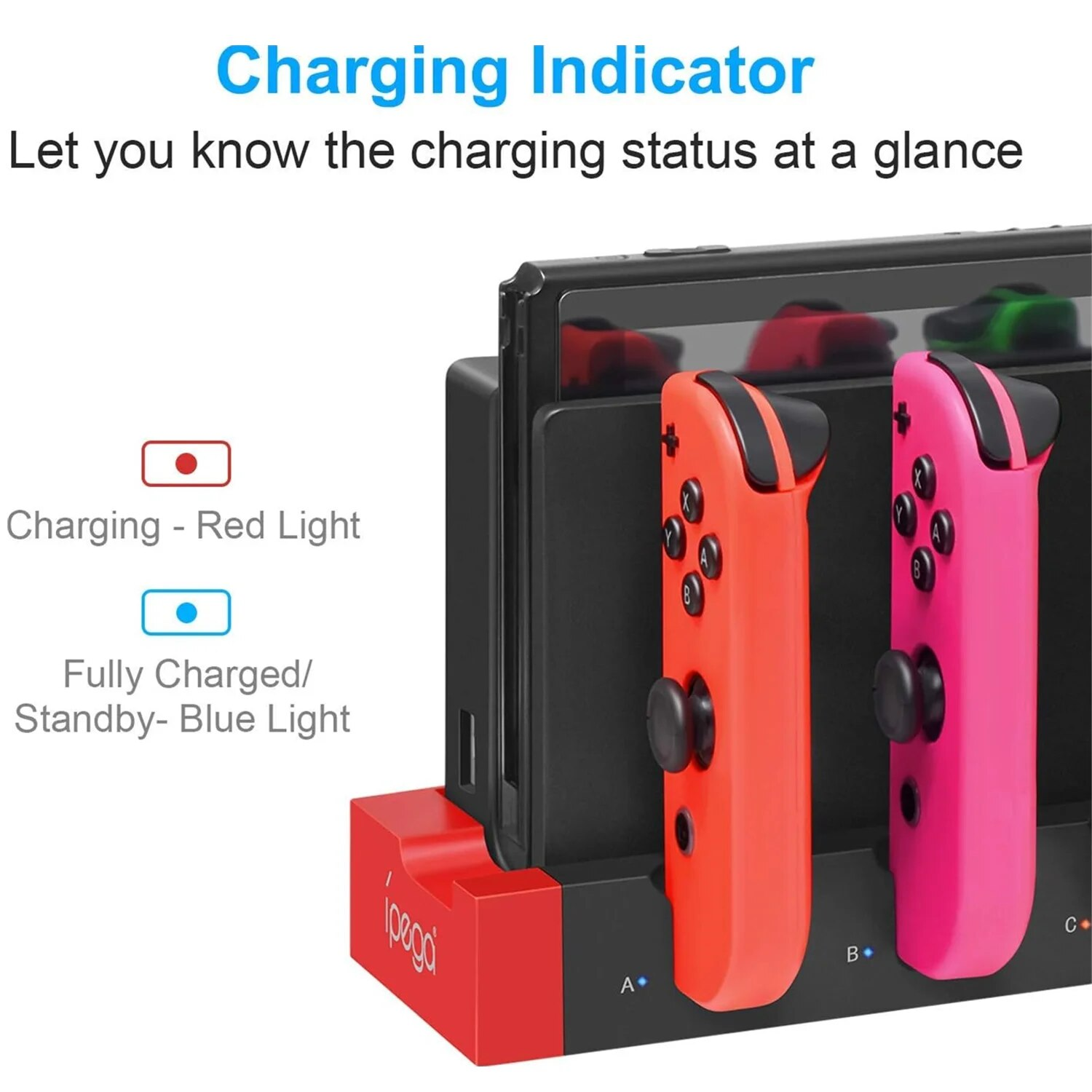 IPEGA PG-9186 Joycon Charging Dock Station