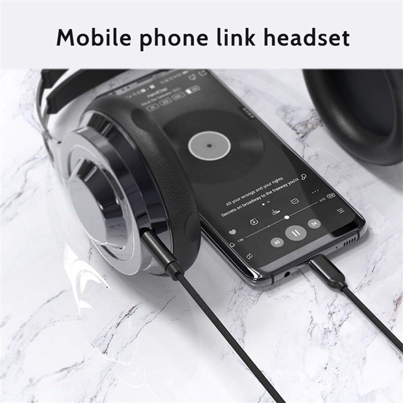 USB Type-C to 3.5mm Aux Audio Adapter  Headphone Jack Cable for Samsung