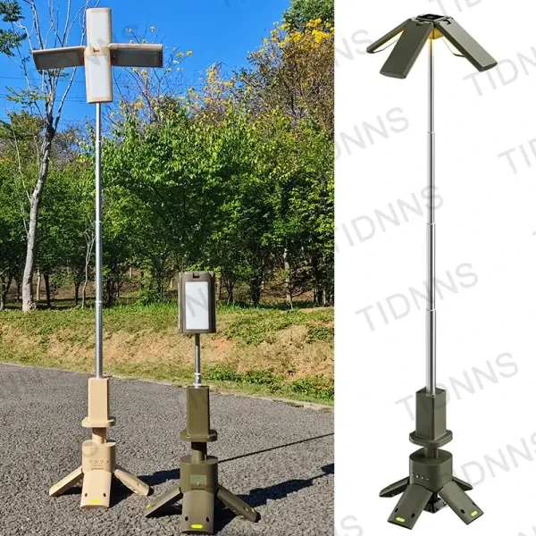 14000mAh Rechargeable Outdoor Hiking Fishing Tent Lamp 6000 LM Super Bright Magnetic Rotatable Telescopic LED RV Camping Lantern