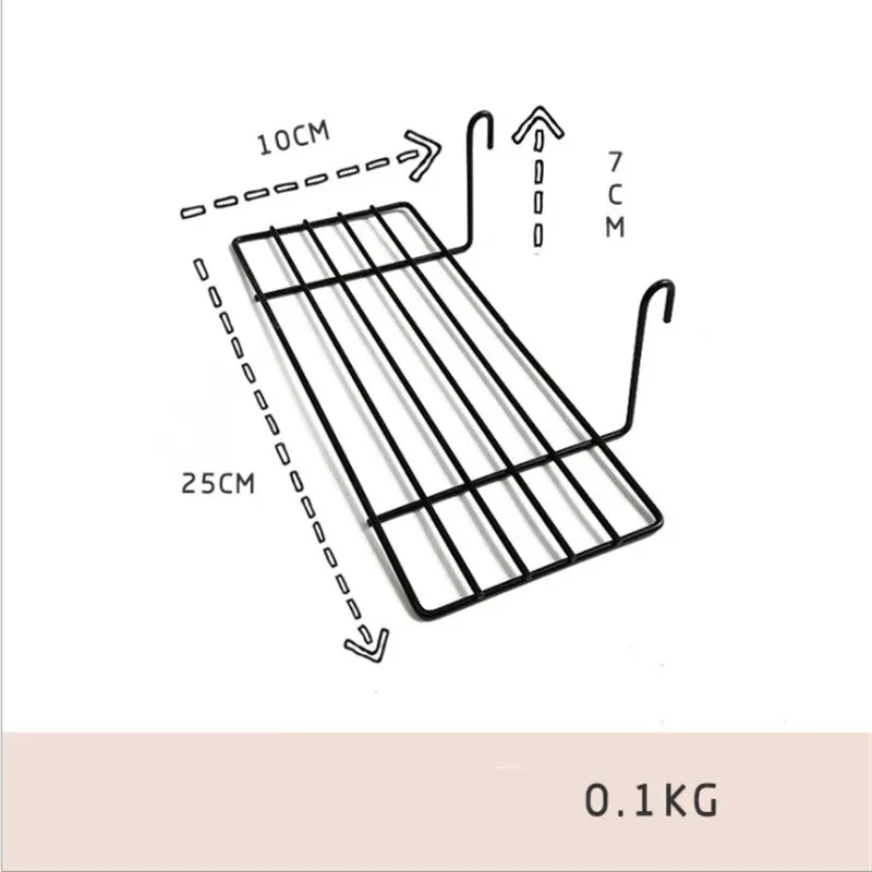 Wrought Iron Square Grid Photo Wall Photo Accessories