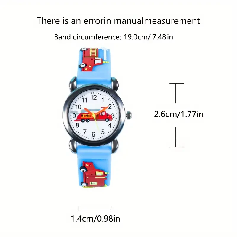Boys Train Cartoon Watch