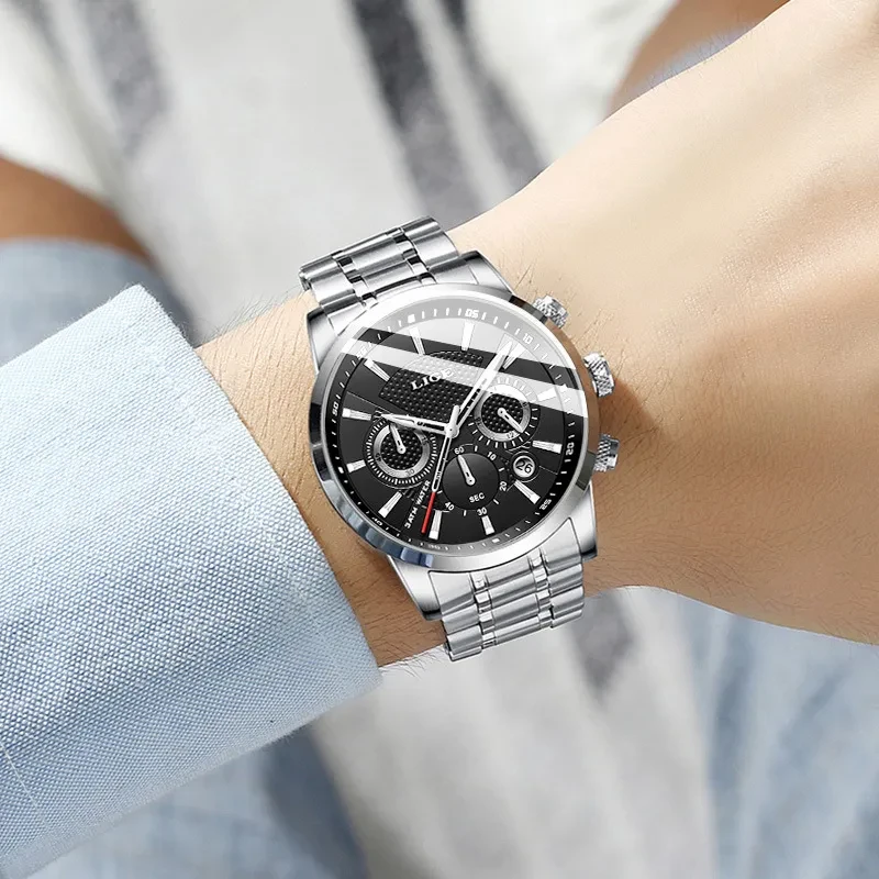 Men Fashion Sport Quartz Clock Watch