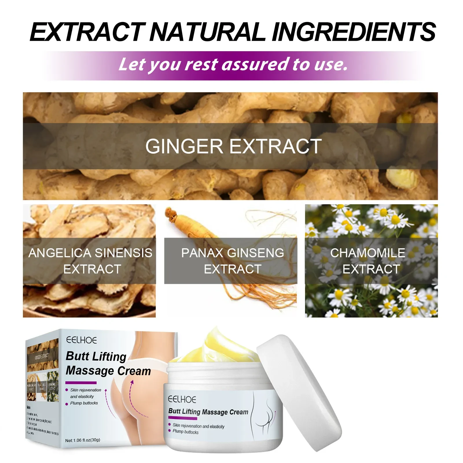 EELHOE Buttock Lifting & Firming Massage Cream