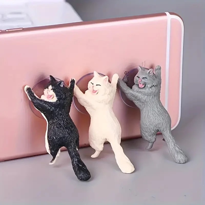 6-Pack Cute Cat Phone & Tablet Holders