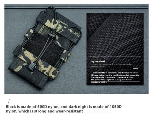 Multifunctional Quick Pull Outdoor Military Fan Functional Tactical Intercom Bag