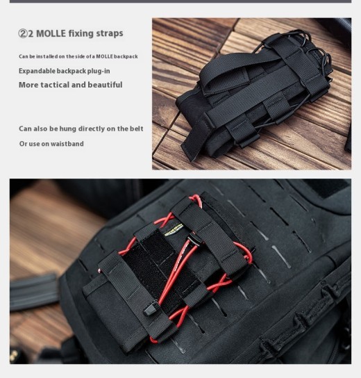 Multifunctional Quick Pull Outdoor Military Fan Functional Tactical Intercom Bag