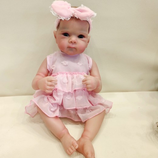 18-inch 46cm Reborn Doll 3D Advanced Skin Color Painting