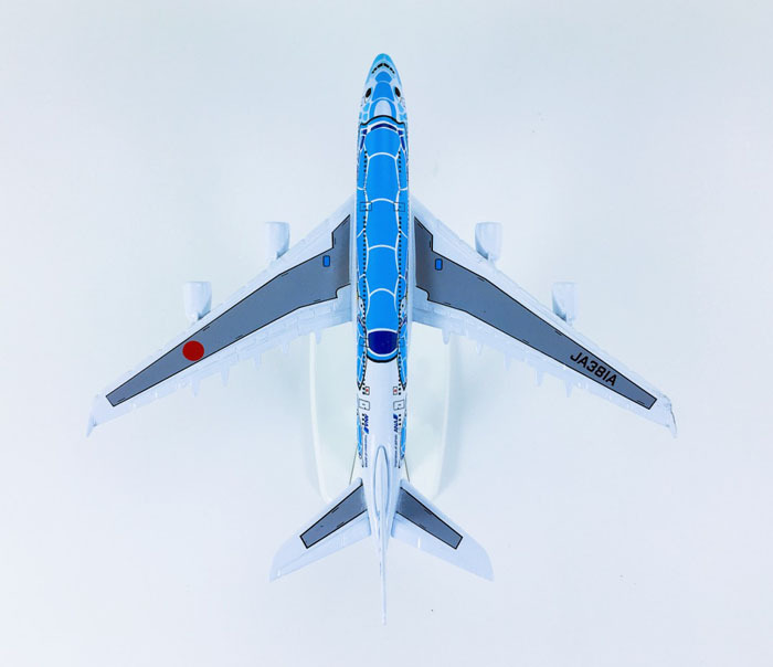 A Solid Alloy Plane Model Of Ana Blue Turtle