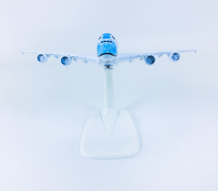 A Solid Alloy Plane Model Of Ana Blue Turtle