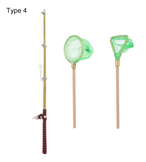 1:12 Miniature Fishing Rod Fish Pole