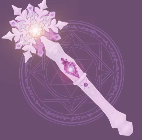 Princess Snow Wand Toy Snowflake Light