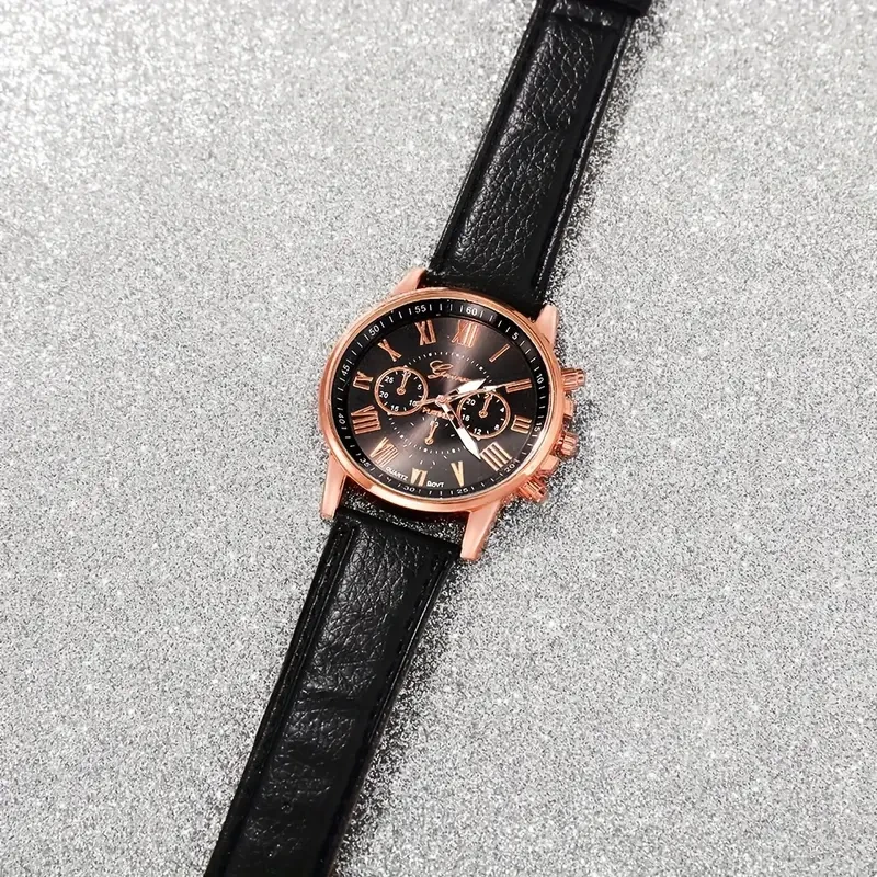 Elegant Roman Quartz Womens - Watches Set