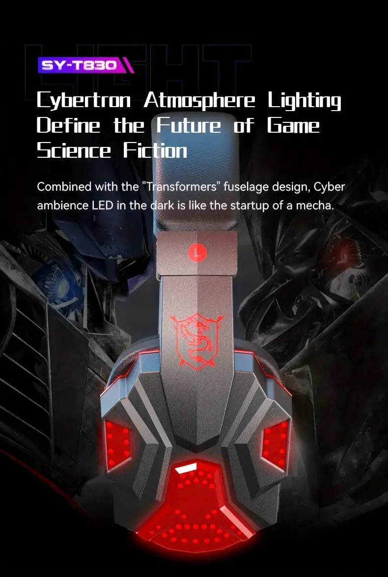 Wireless Wireless Gaming Headphones With Microphone, Suitable For Mobile Phones And Laptops, Worn On The Head.