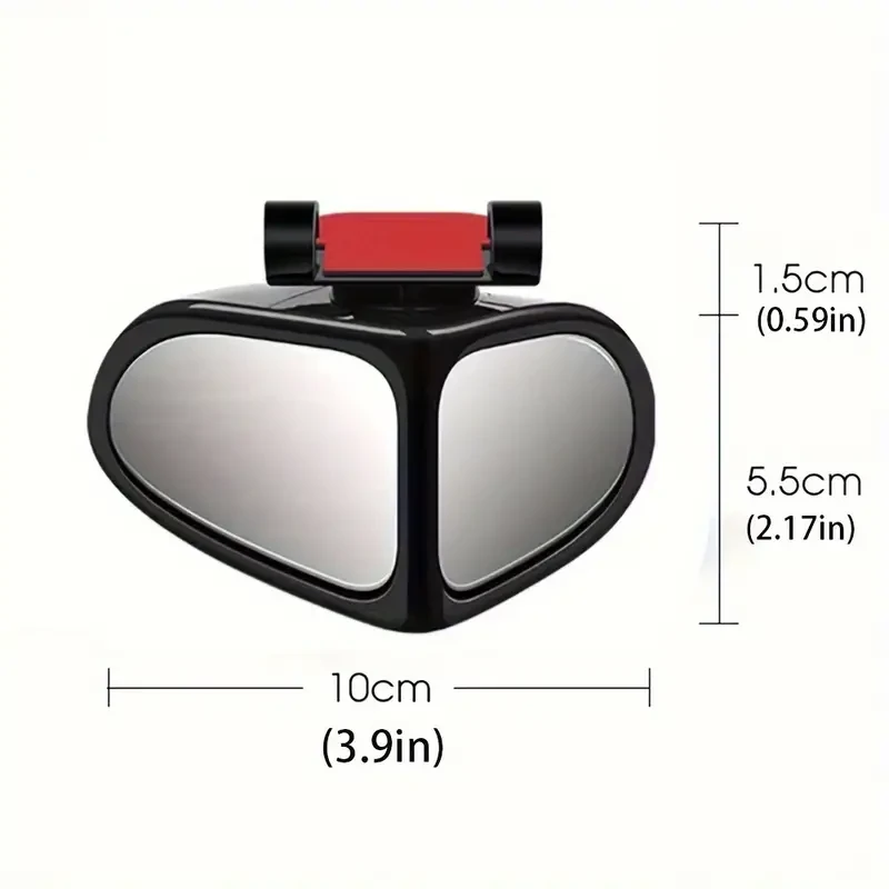 2pcs HD Blind Spot Mirrors for Cars - 360 Adjustable