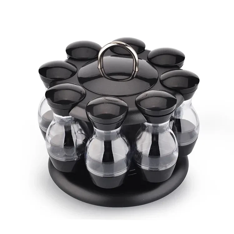 Double-layer Rotating Spice Rack For Household Kitchen