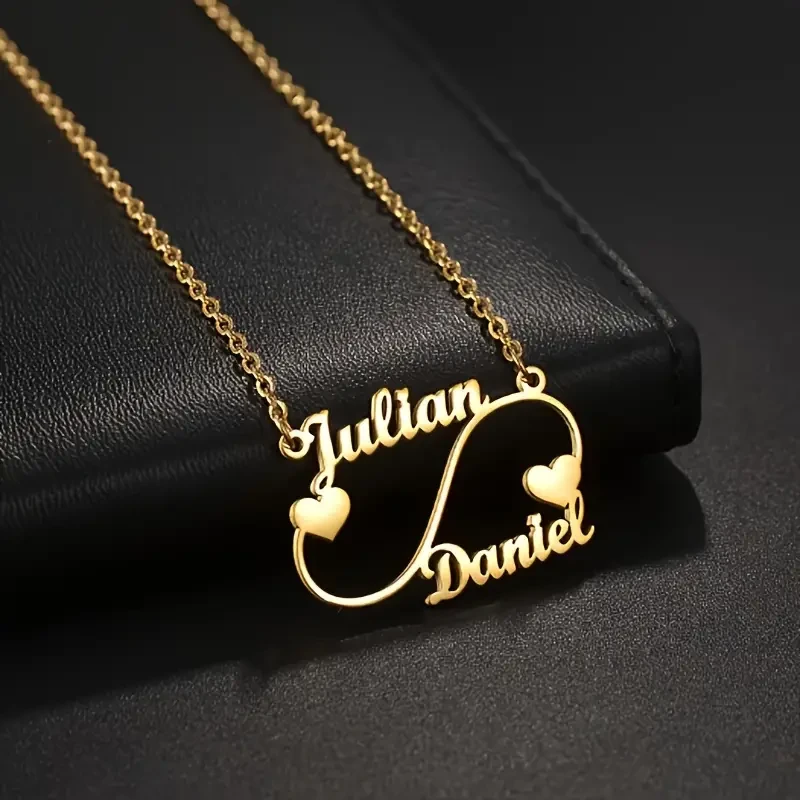 Customized Julian Daniel Heart Pendant Necklace