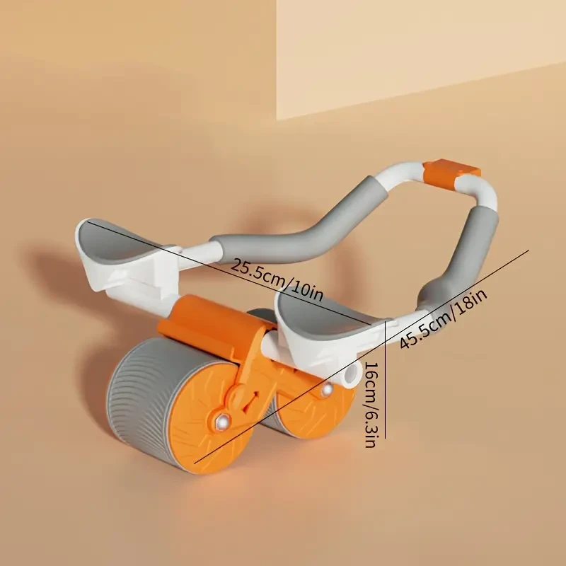 Automatic Rebound Abdominal Wheel with Elbow Support