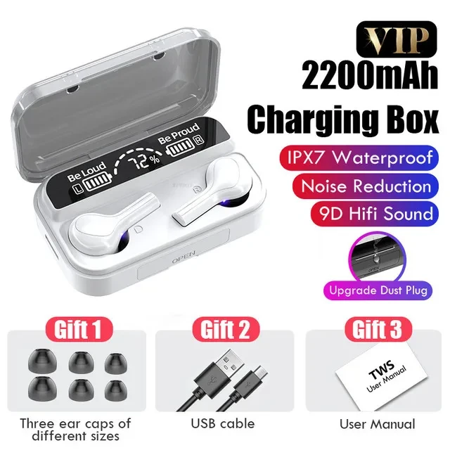 Hifi Sports Waterproof Earbuds Bluetooth