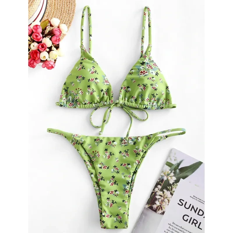 Floral Breeze Push-Up Bikini Set